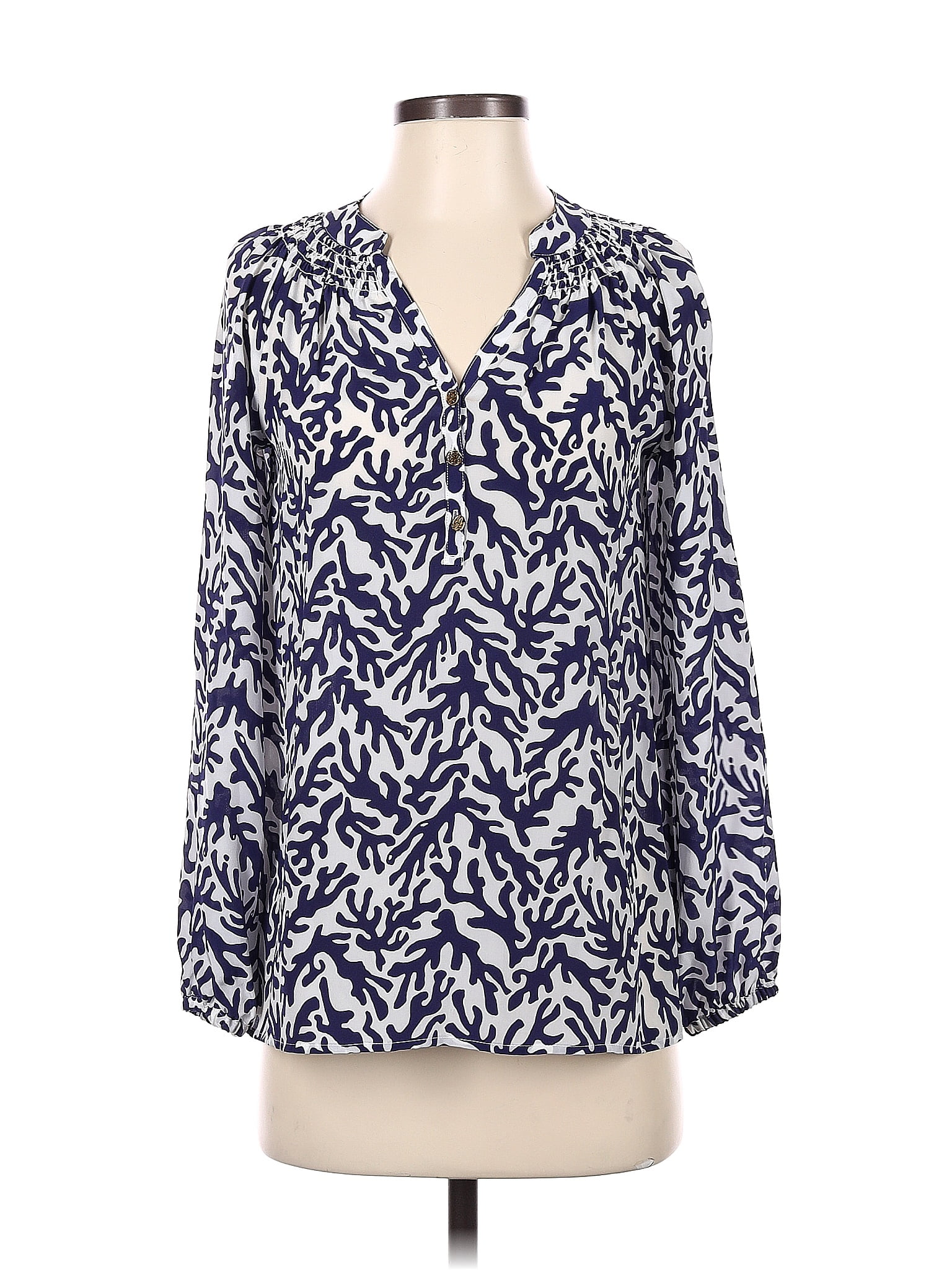 Blouse Long Sleeve By Lilly Pulitzer NWT  Size: Xxs main image 1