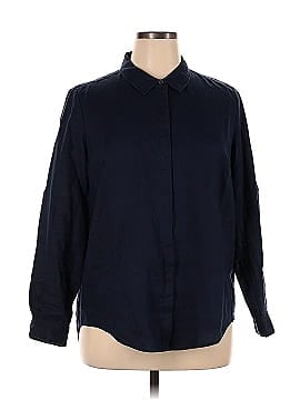 Pure Collection Long Sleeve Button-Down Shirt (view 1)