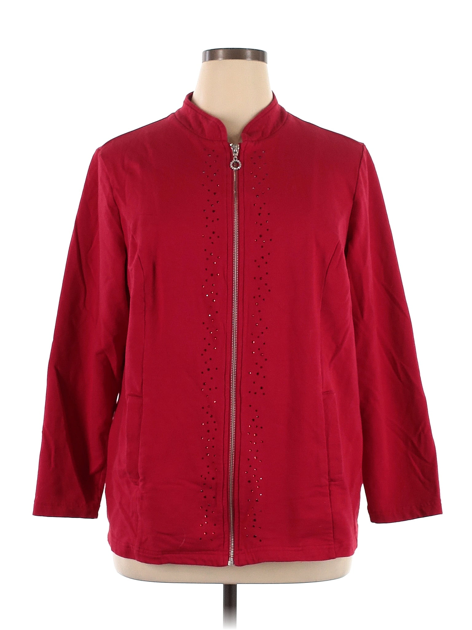 Cj Banks Red Jacket Size 1X (Plus) 70 off ThredUp
