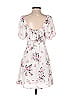 Mi ami 100% Polyester Floral Motif Floral White Casual Dress Size S - photo 2