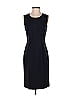 BOSS by HUGO BOSS Solid Black Casual Dress Size 2 - photo 1