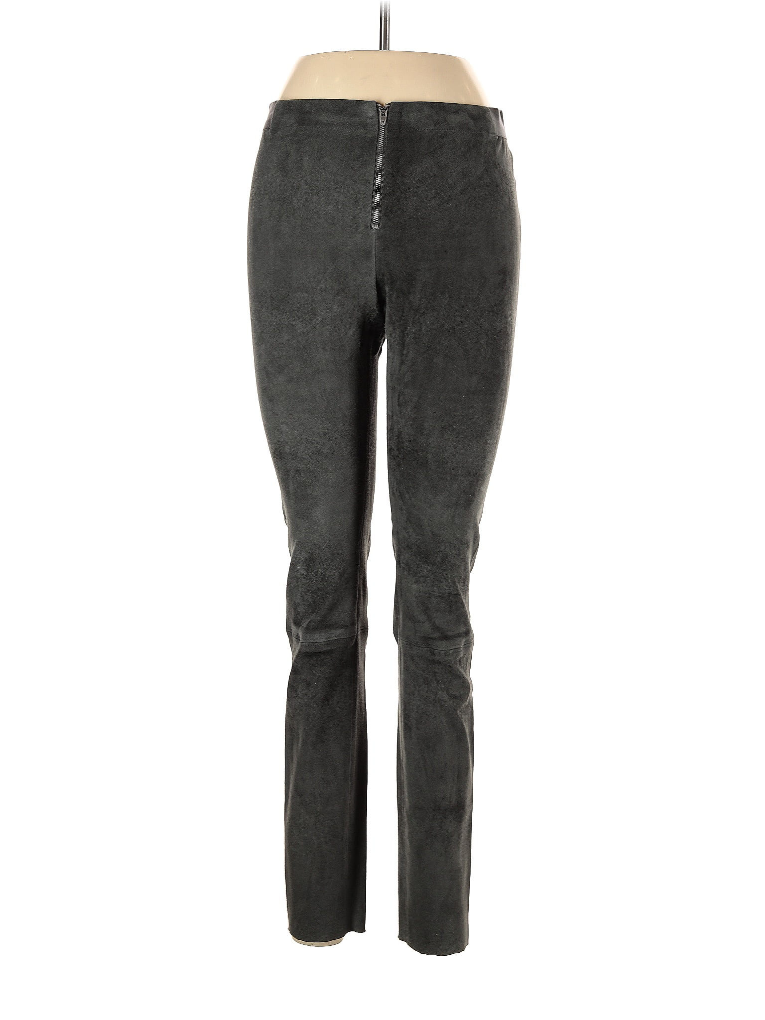 Pantalon En Cuir 100% Veau Pour Femme Oscar – Taille 8 (M), Neuf Sans étiquettes, Marron Et Polyvalent