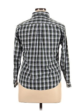 Single Needle Tailoring Long Sleeve Button-Down Shirt (view 2)