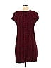 Style&Co Marled Tweed Burgundy Casual Dress Size M - photo 2