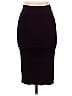Bar III Solid Burgundy Casual Skirt Size L - photo 2