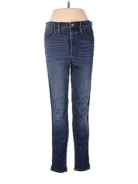 Madewell 10" High-Rise Skinny Jeans in Danny Wash: TENCEL&trade; Denim Edition (view 1)