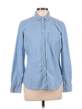 J.Crew Factory Store Long Sleeve Button-Down Shirt (view 1)