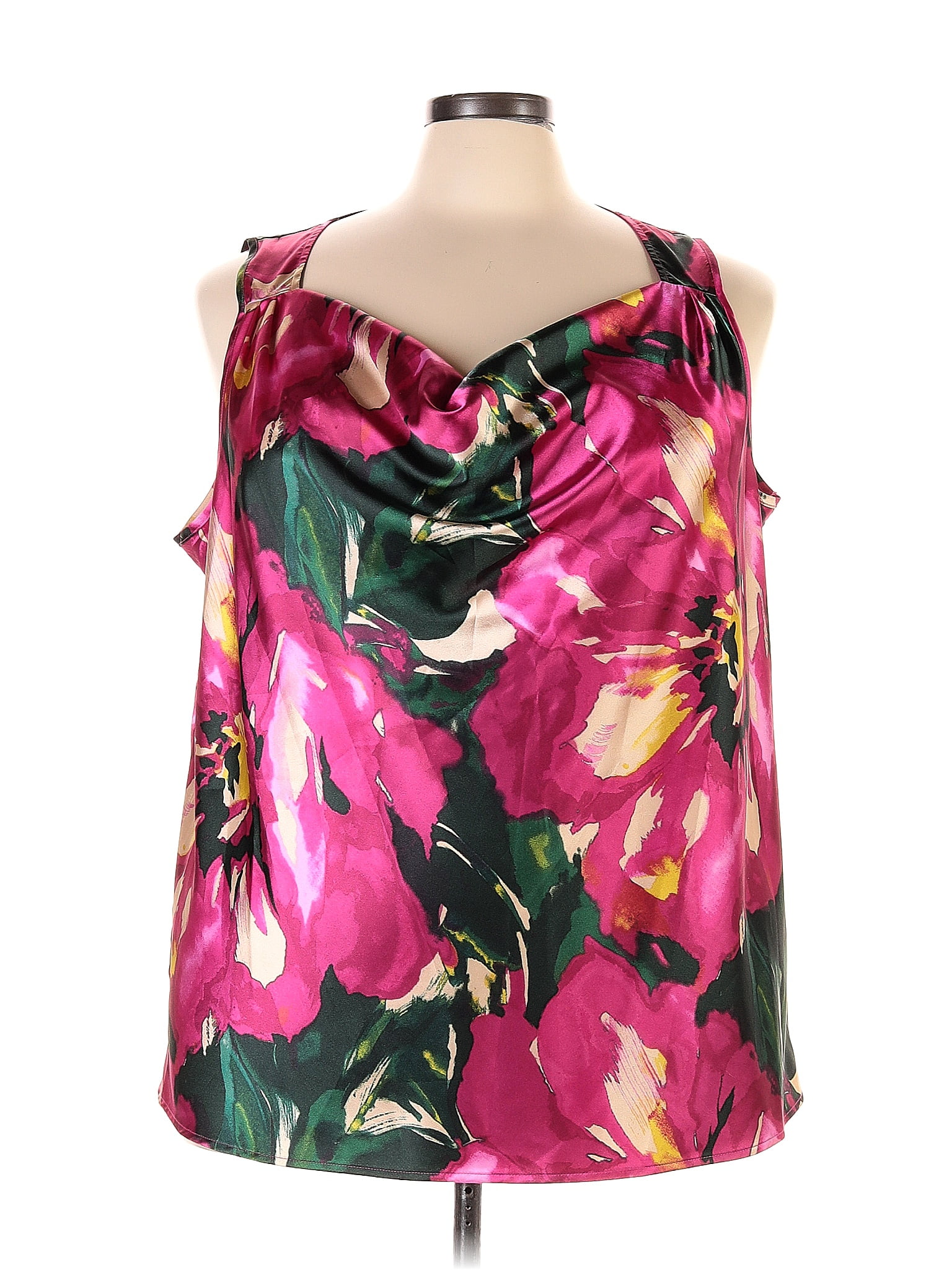 Lane Bryant Pink Sleeveless Blouse Size 28 (Plus) - 63% off | ThredUp