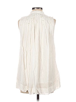 Feather Bone by Anthropologie Sleeveless Button-Down Shirt (view 2)