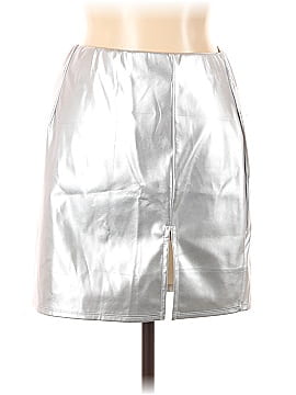 Timing Faux Leather Skirt (view 1)