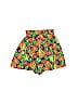 Chandelier Tortoise Floral Motif Floral Batik Graphic Tropical Animal Print Orange Shorts Size S - photo 2