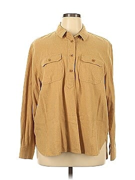 Madewell Flannel Flap-Pocket Popover Shirt (view 1)
