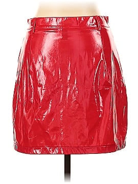Shein Faux Leather Skirt (view 2)