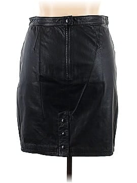 Global Identity Leather Skirt (view 2)