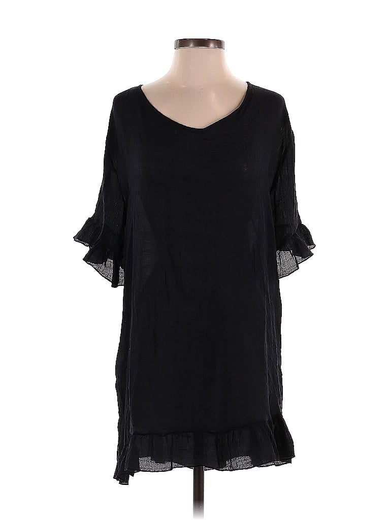 Pre-owned Shein Casual Dress In Black