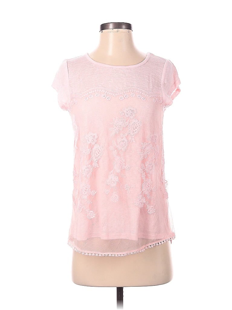 Living Doll Pink Short Sleeve Top Size XS - photo 1