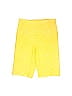 Zella Jacquard Marled Solid Yellow Athletic Shorts Size S - photo 1