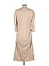Assorted Brands Solid Tan Casual Dress Size 3 - photo 2