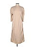 Assorted Brands Solid Tan Casual Dress Size 3 - photo 1