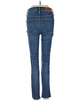 Madewell 9" Mid-Rise Skinny Jeans in Paloma Wash: Raw-Hem Edition (view 2)