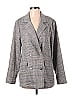 Le Lis Houndstooth Checkered-gingham Plaid Tweed Gray Blazer Size S - photo 1