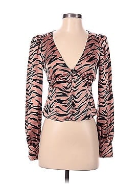 Reformation Long Sleeve Silk Top (view 1)