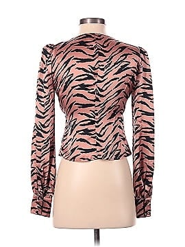 Reformation Long Sleeve Silk Top (view 2)