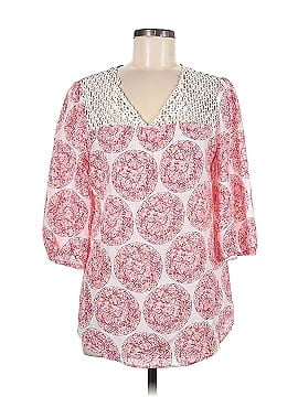Calypso St. Barth For Target Short Sleeve Silk Top (view 1)