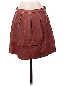 Broadway & Broome Leather Skirt (view 1)
