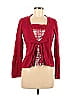 Christopher & Banks 100% Cotton Red Cardigan Size S - photo 1