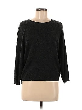 Wrap Cashmere Pullover Sweater (view 1)