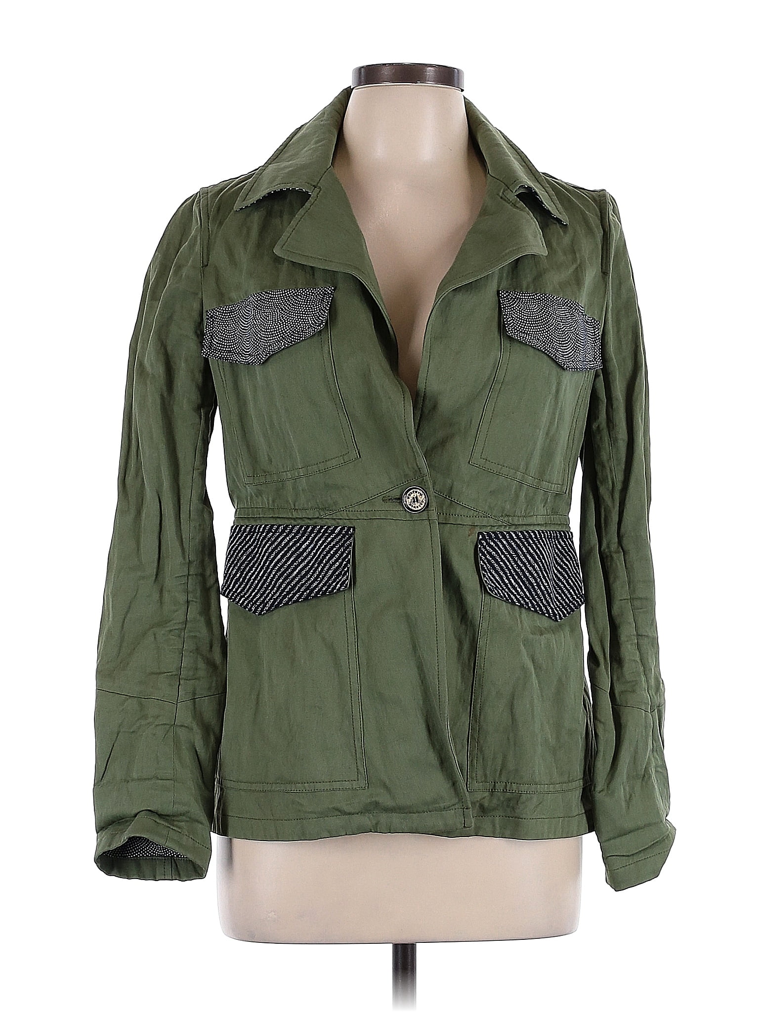 Gryphon New York Green Blazer Size L - 89% off | ThredUp