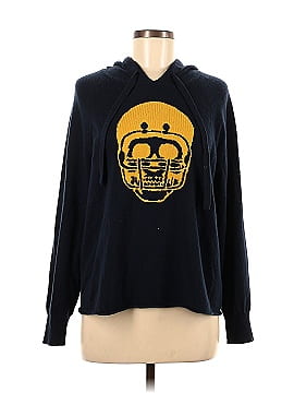 Skull Cashmere Pullover Hoodie (view 1)