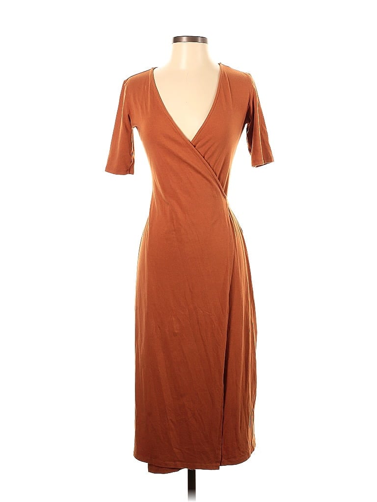 Amour Vert Brown Casual Dress Size XS - photo 1