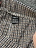Shein Houndstooth Checkered-gingham Plaid Tweed Chevron-herringbone Gray Casual Pants Size S - photo 3