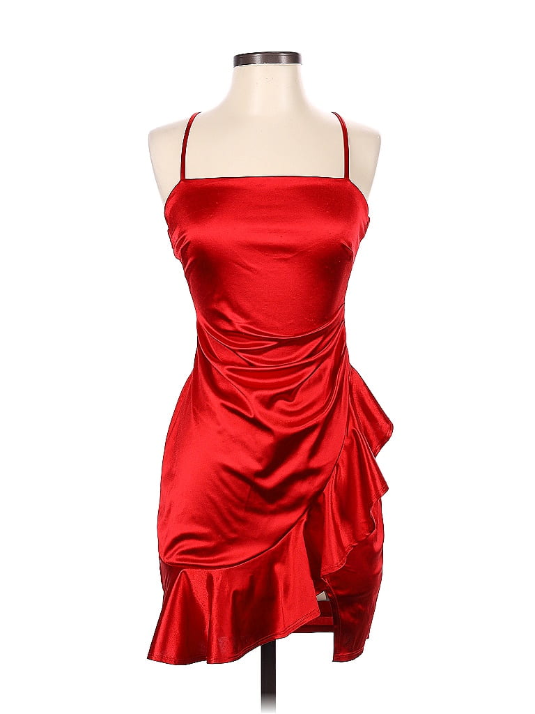 Robe Cocktail Rouge Alley E Sonme - Taille S - Longueur Maxi - Sans Manches - Neuf Avec étiquettes