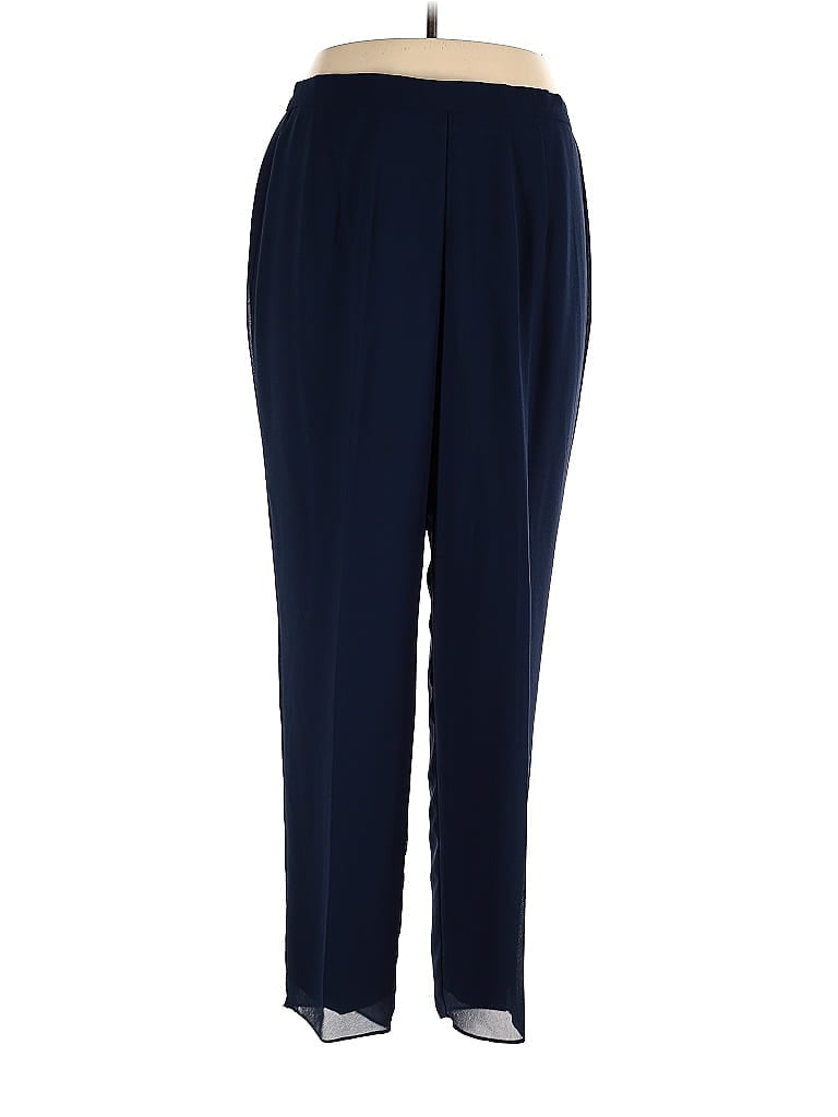 R&M Richards 100% Polyester Blue Casual Pants Size 18 (Plus) - photo 1