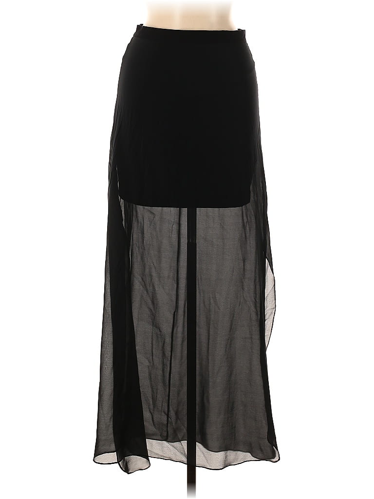 Robert Rodriguez Black Silk Skirt Size 6 - photo 1
