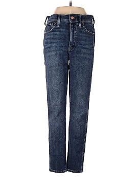 Madewell 10" High-Rise Skinny Jeans in Cordell Wash: Heatrich Denim Edition (view 1)