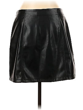 Jessica Simpson Faux Leather Skirt (view 2)