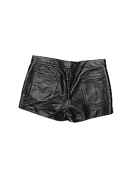 Burning Torch Faux Leather Shorts (view 2)