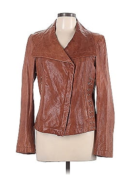 MICHAEL Michael Kors Leather Jacket (view 1)