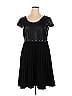 Armani Exchange Black Casual Dress Size 14 - photo 1