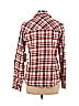 Eastern Mountain Sports 100% Cotton Plaid Red Long Sleeve Button-Down Shirt Size L - photo 2