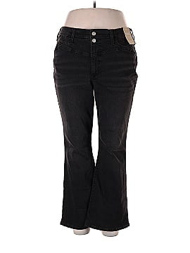Madewell Kick Out Crop Jeans in Beckley Wash (view 1)