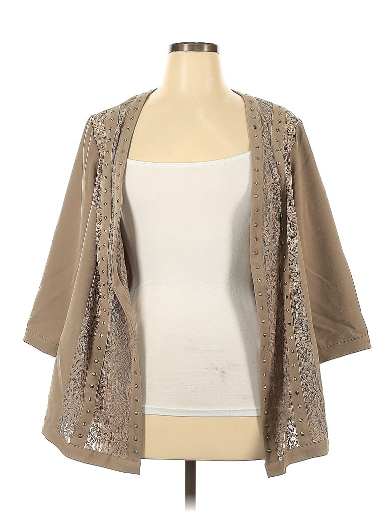 Haut Catherines Taille 1X - Couleur Bordeaux/rouille, Manches 3/4, Occasion Très Bon état
