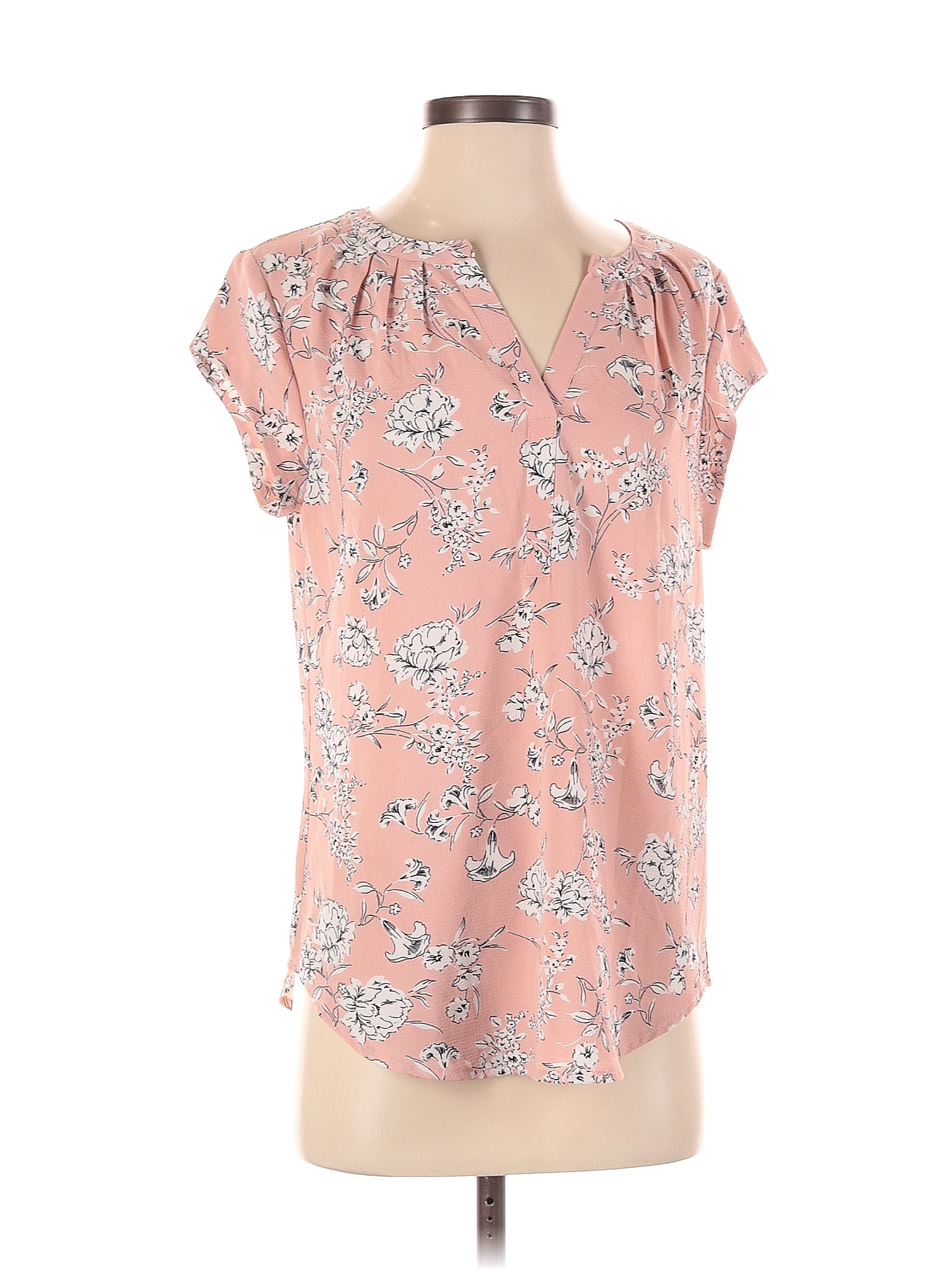 Fun2fun Pink Short Sleeve Blouse Size S 68 Off Thredup