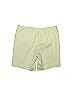White House Black Market Yellow Khaki Shorts Size 8 - photo 2