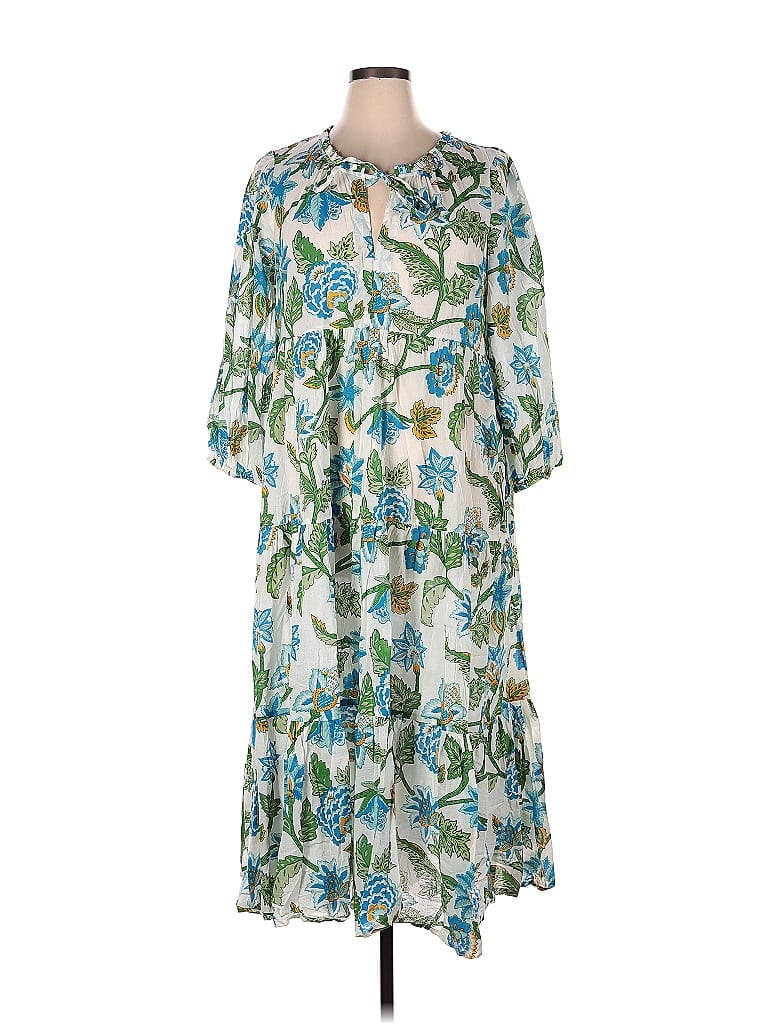 Tuckernuck 100% Cotton Tropical Green Casual Dress Size XL - 66% off ...