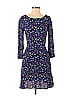 Gap 100% Rayon Floral Motif Floral Blue Casual Dress Size 2 - photo 1